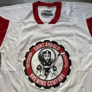 Saint Arnold Brewing Company Player Issued Hockey Jersey Size Small Oversized‎